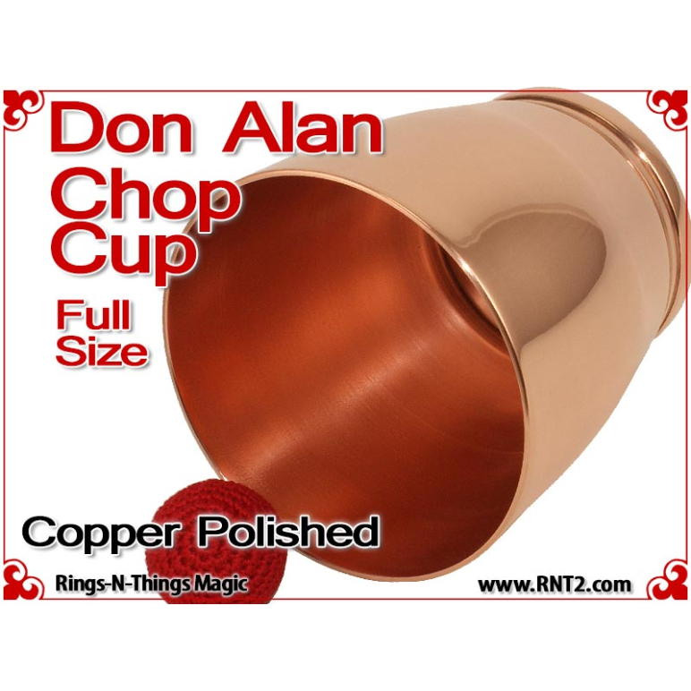 Don Alan Full Size Chop Cup | Copper | Polished Finish
