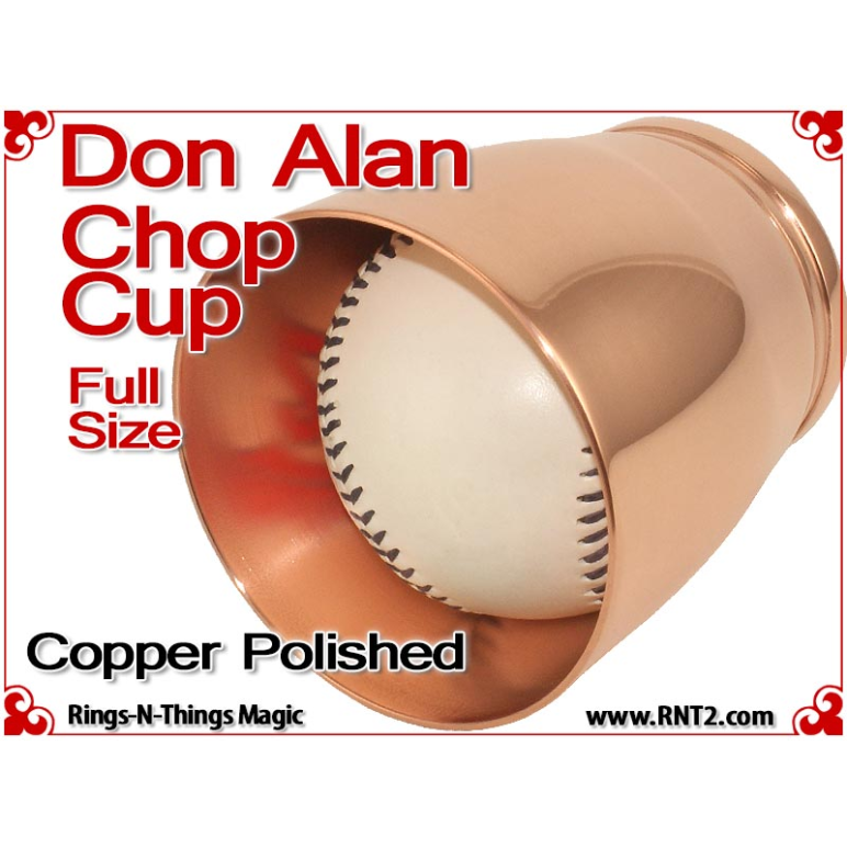 Don Alan Full Size Chop Cup | Copper | Polished Finish