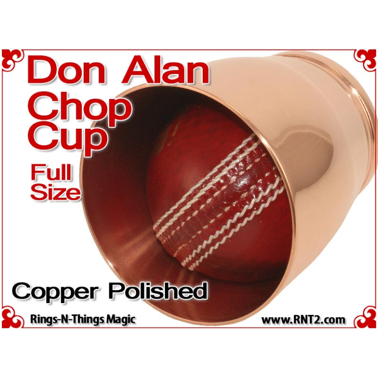 Don Alan Full Size Chop Cup | Copper | Polished Finish