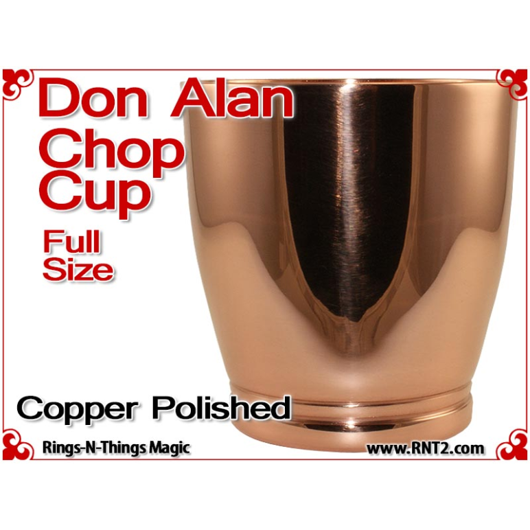 Don Alan Full Size Chop Cup | Copper | Polished Finish
