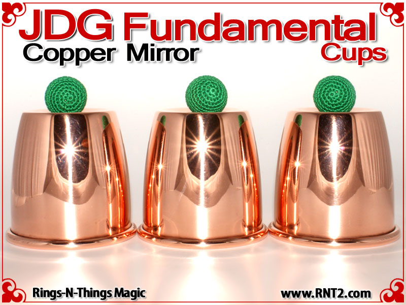 JDG Fundamental Cups | Copper | Mirror Finish 1