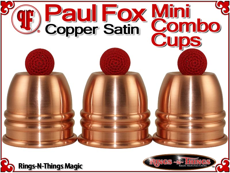 Paul Fox Mini Combo Cups | Copper | Satin Finish