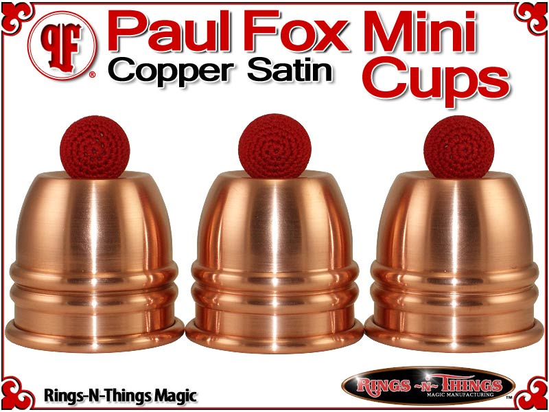 Paul Fox Mini Cups | Copper | Satin Finish