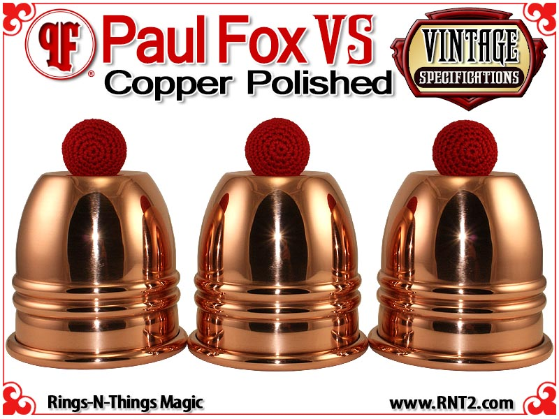 Paul Fox VS Cups | Copper | Polished Finish