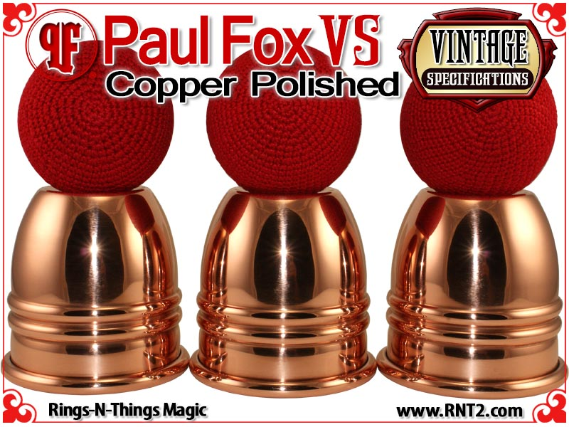 Paul Fox VS Cups | Copper | Polished Finish