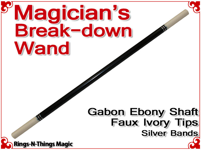Magicians Break-Down Wand | Ebony & Ivory