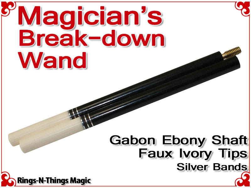 Magicians Break-Down Wand | Ebony & Ivory