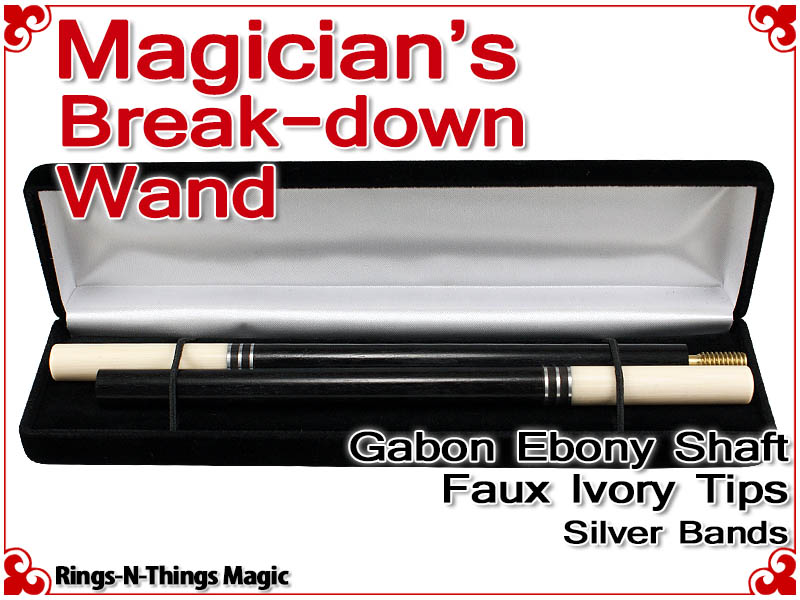Magicians Break-Down Wand | Ebony & Ivory