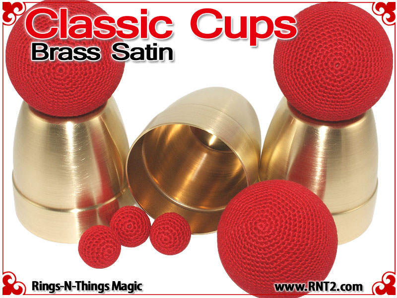 Classic Cups | Brass | Satin Finish