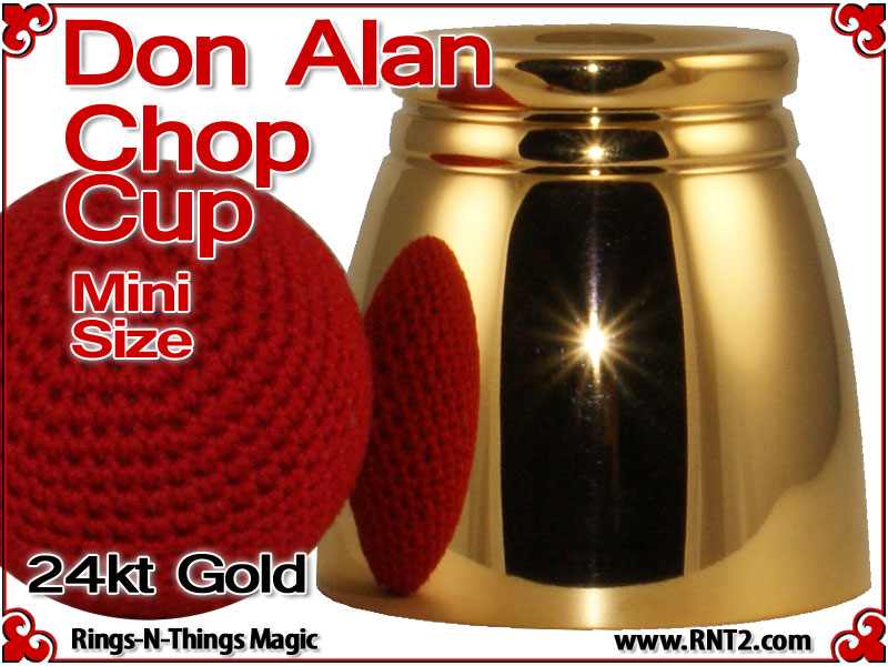 Don Alan Mini Chop Cup | 24kt Gold 2