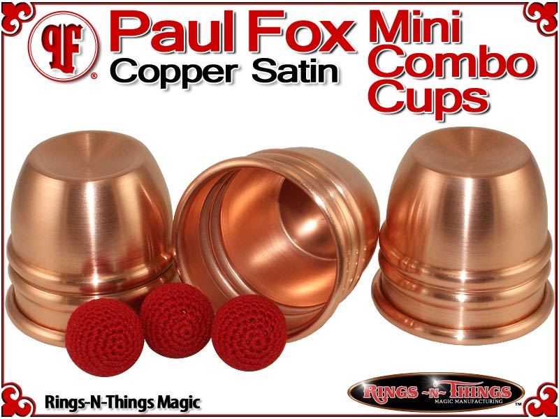 Paul Fox Mini Combo Cups | Copper | Satin Finish 3