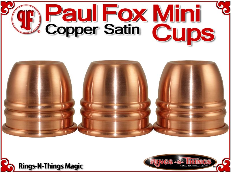 Paul Fox Mini Cups | Copper | Satin Finish 2
