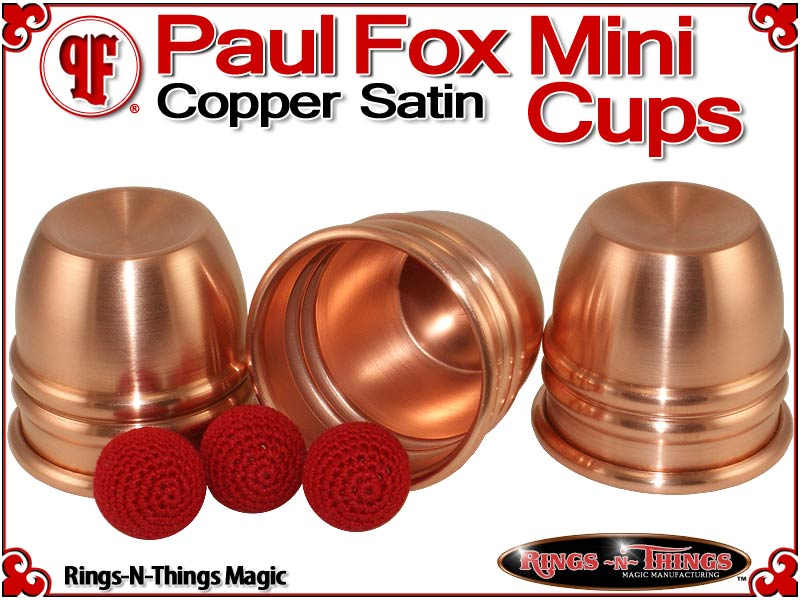 Paul Fox Mini Cups | Copper | Satin Finish 3