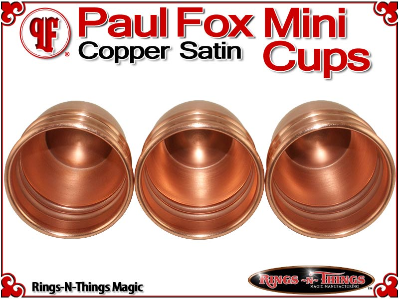Paul Fox Mini Cups | Copper | Satin Finish 4
