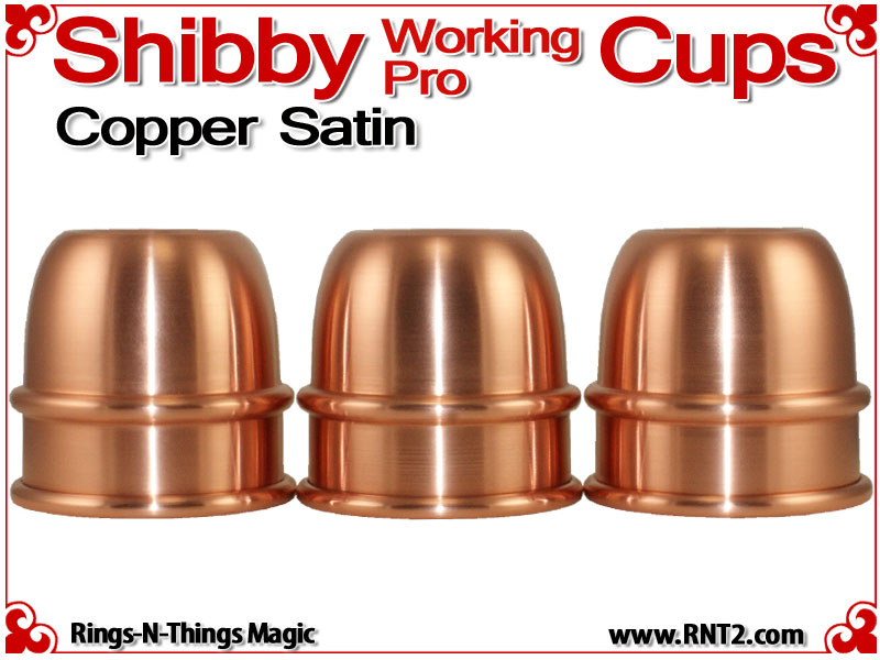 Shibby Working Pro Cups | Copper | Satin Finish 2