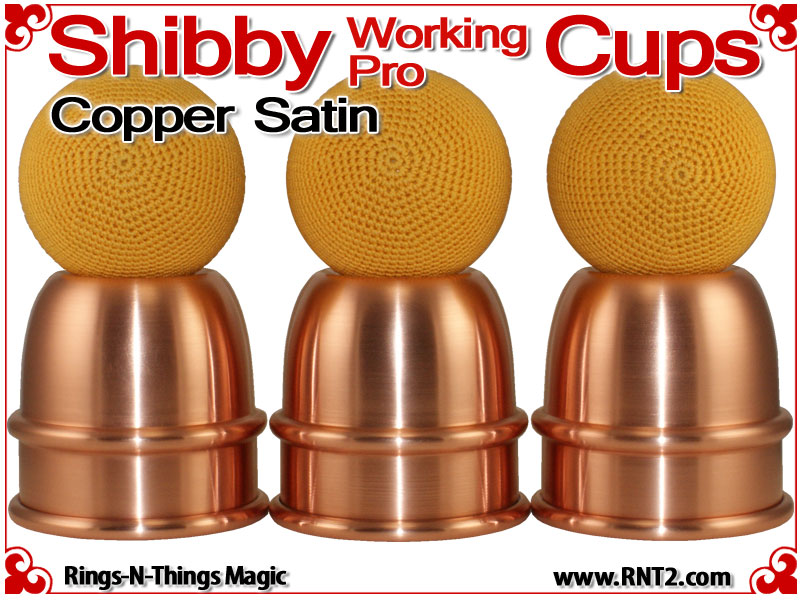 Shibby Working Pro Cups | Copper | Satin Finish 4