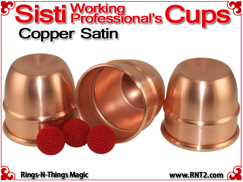 Sisti Working Professional's Cups | Copper | Satin Finish 3