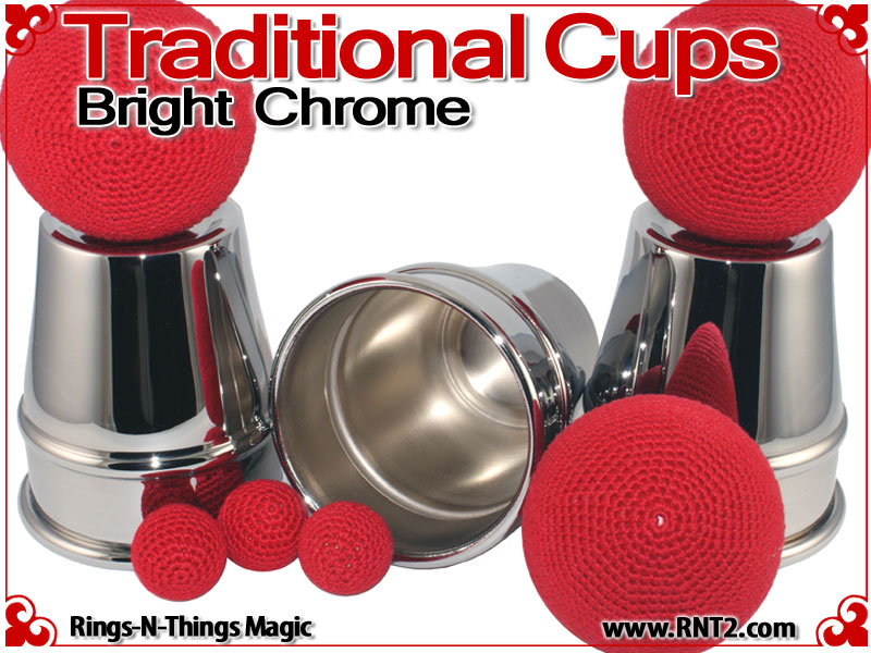 Traditional Tapered Cups | Copper | Bright Chrome 3
