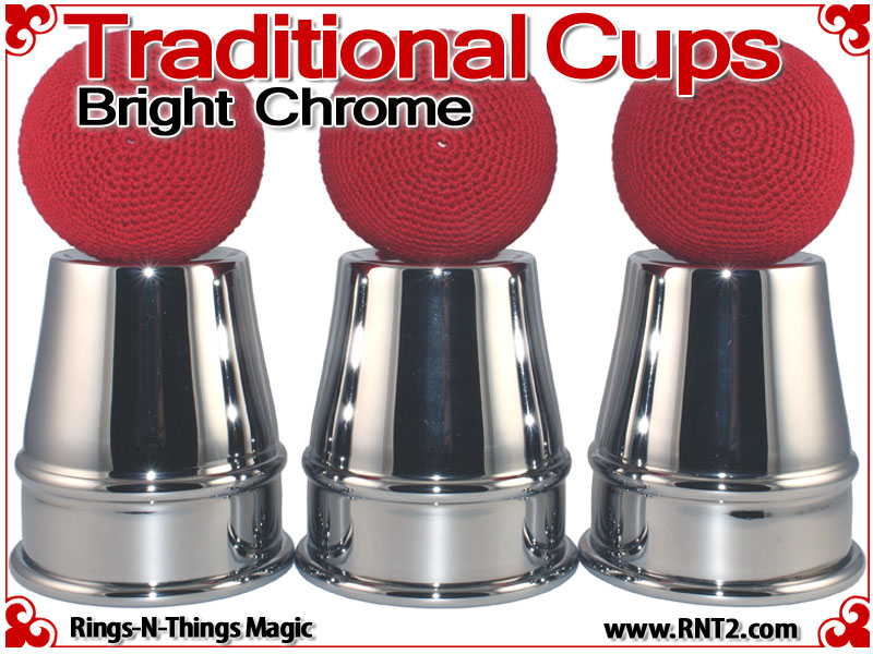 Traditional Tapered Cups | Copper | Bright Chrome 4