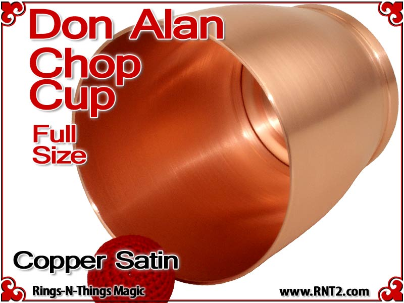 Don Alan Full Size Chop Cup | Copper | Satin Finish 3