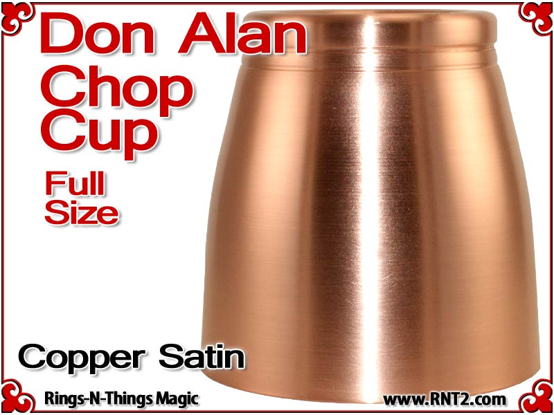 Don Alan Full Size Chop Cup | Copper | Satin Finish 5
