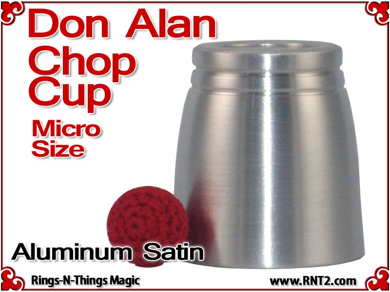 Don Alan Petite Chop Cup | Aluminum | Satin Finish