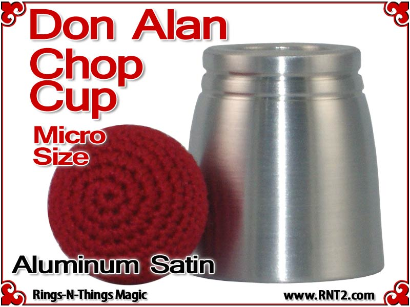 Don Alan Petite Chop Cup | Aluminum | Satin Finish 2
