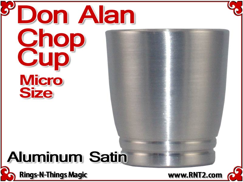 Don Alan Petite Chop Cup | Aluminum | Satin Finish 4