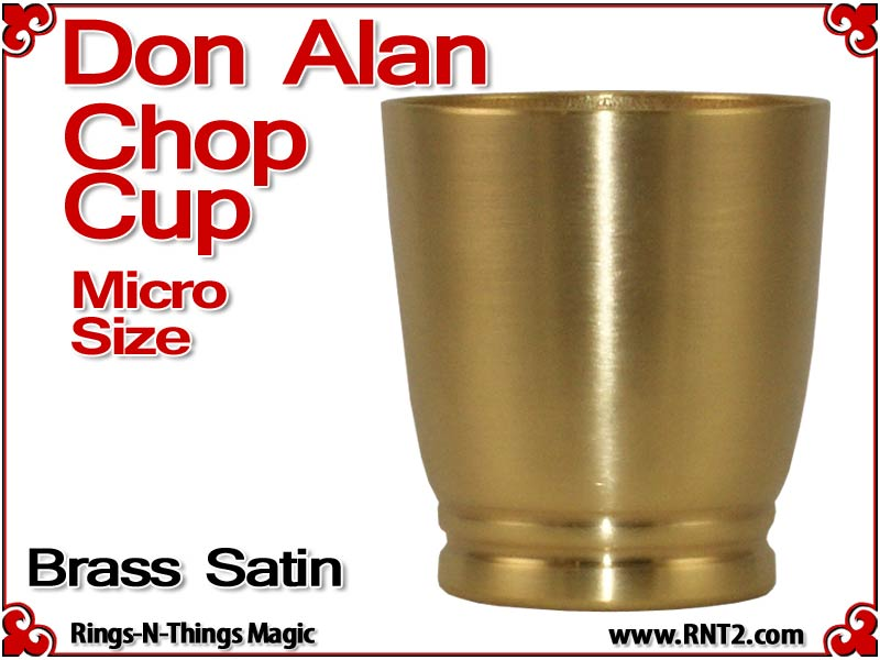 Don Alan Petite Chop Cup | Brass | Satin Finish 4