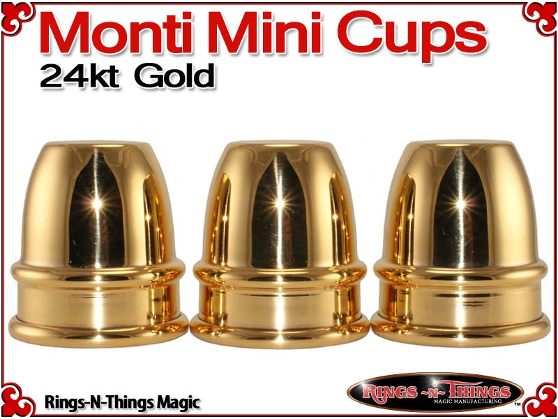 Monti Mini Cups | Brass | 24kt Gold 2
