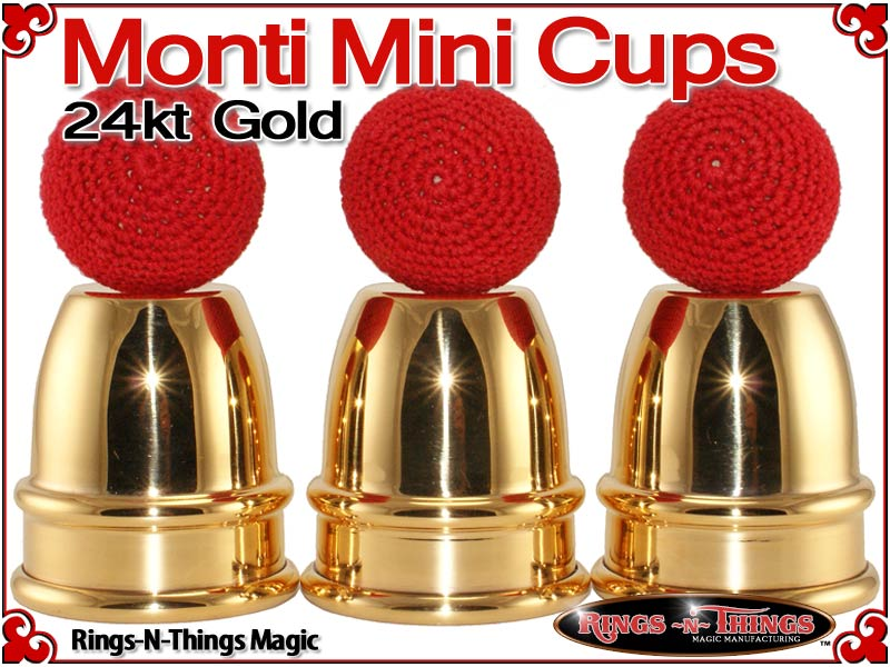 Monti Mini Cups | Brass | 24kt Gold 4