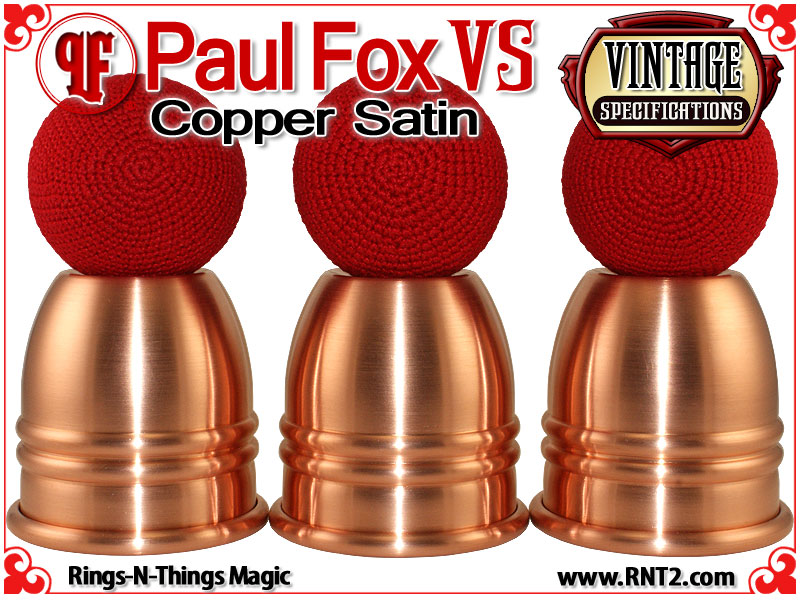 Paul Fox VS Cups | Copper | Satin Finish 3