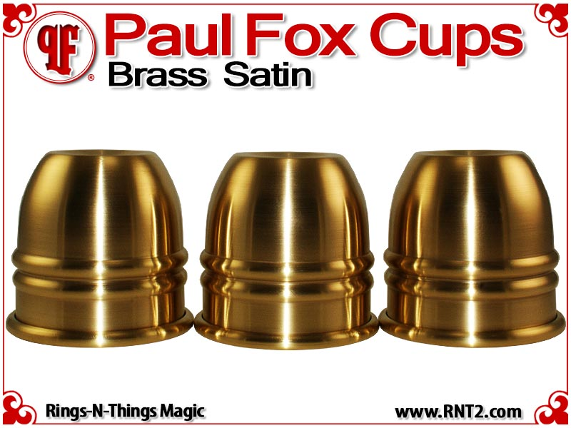 Paul Fox Cups | Brass | Satin Finish 2