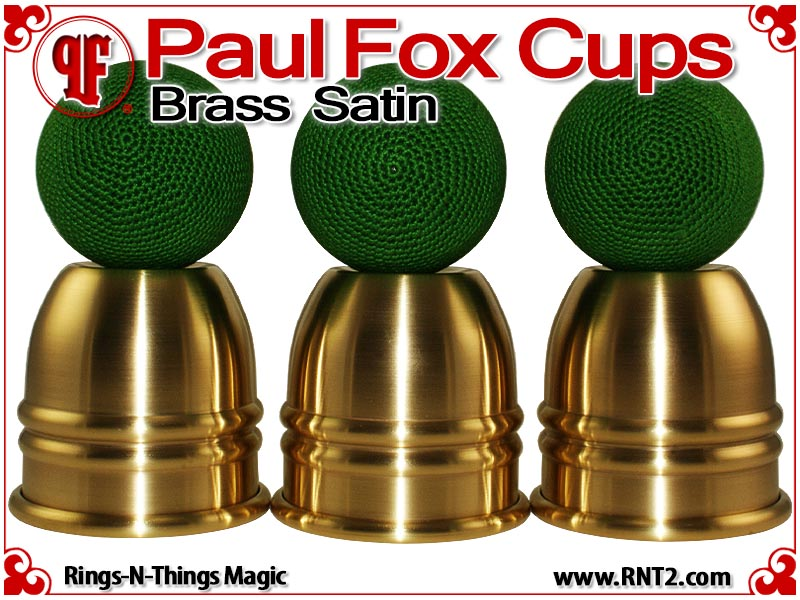 Paul Fox Cups | Brass | Satin Finish 6