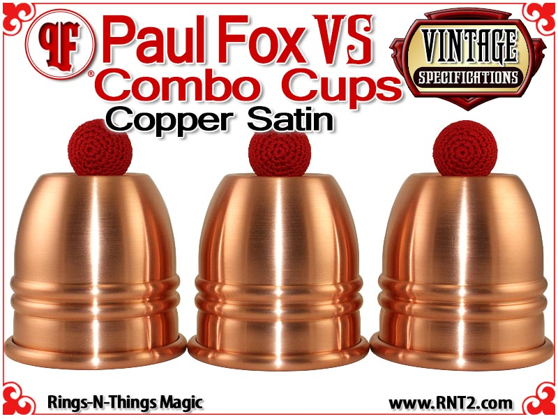 Paul Fox VS Combo Cups | Copper | Satin Finish