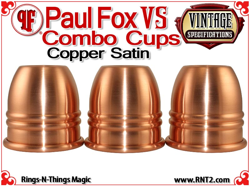 Paul Fox VS Combo Cups | Copper | Satin Finish 2