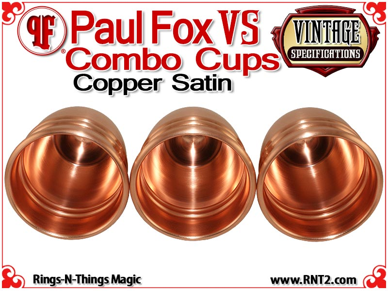 Paul Fox VS Combo Cups | Copper | Satin Finish 5