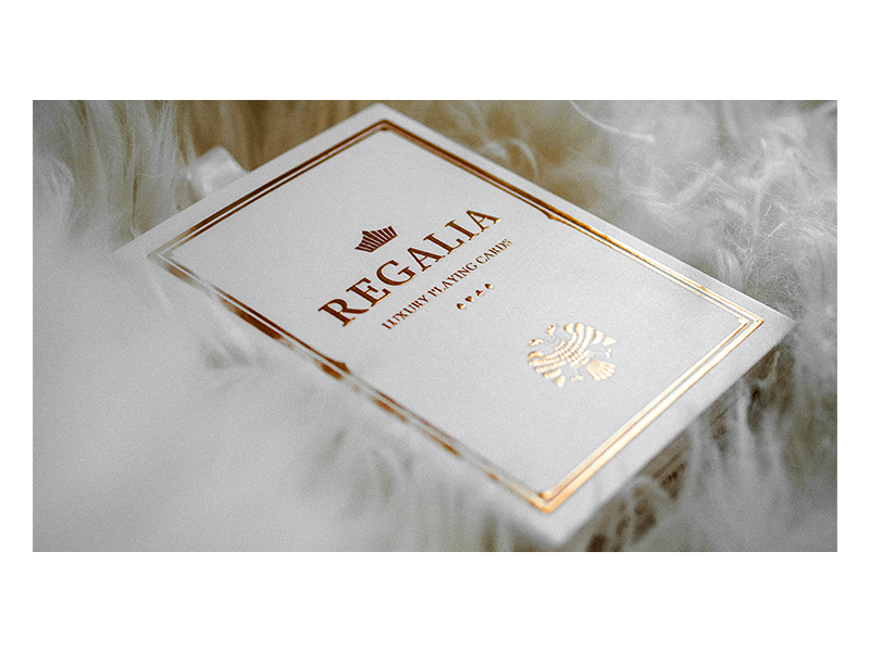 Regalia White Playing Cards by Shin Lim