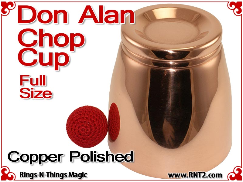 Don Alan Full Size Chop Cup | Copper | Polished Finish