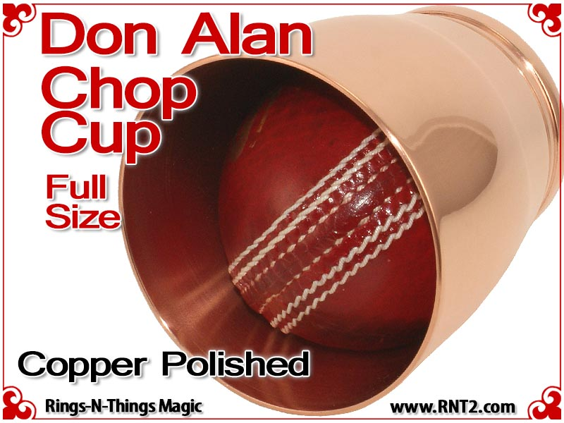 Don Alan Full Size Chop Cup | Copper | Polished Finish
